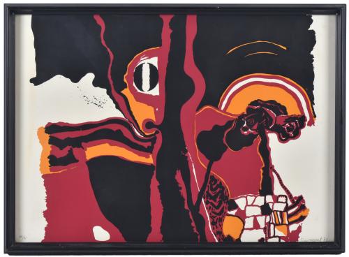 JOSEP GUINOVART (1927-2007). "Composición III" de la Serie 