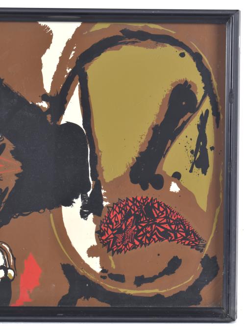JOSEP GUINOVART (1927-2007). "Composición V" de la Serie La