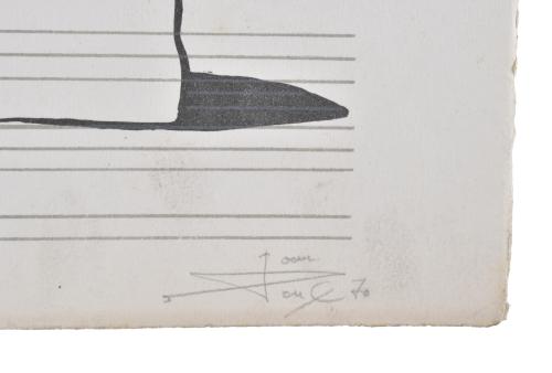 JOAN PONÇ I BONET (1927-1984). “Zapatero”, 1970.