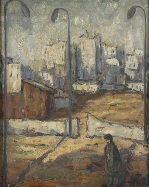 ANTONI TRULLS PONS (1926-2008).  “Paisaje urbano”.