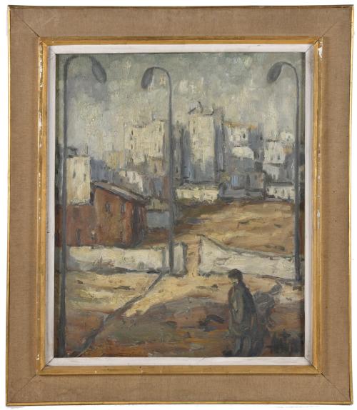 ANTONI TRULLS PONS (1926-2008).  “Paisaje urbano”.