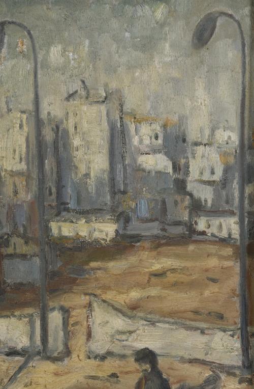 ANTONI TRULLS PONS (1926-2008).  “Paisaje urbano”.
