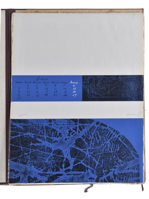 1966. 12 ARTISTES CATALANS. CALENDARIO.