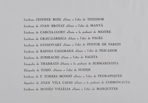 1966. 12 ARTISTES CATALANS. CALENDARIO.