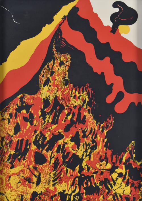 JOSEP GUINOVART (1927-2007). "Composición VII" de la Serie La Por del Poeta, 1971.