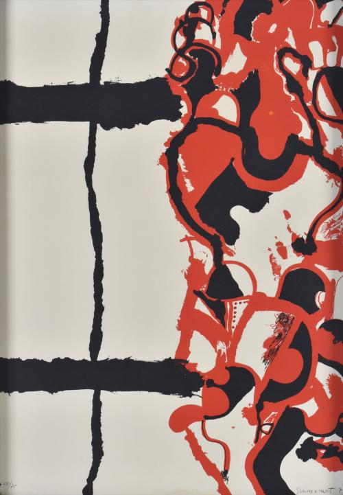 JOSEP GUINOVART (1927-2007). "Composición XI" de la Serie La Por del Poeta, 1971.