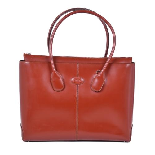 TOD'S. Bolso de mano modelo "Classic D-Bag".