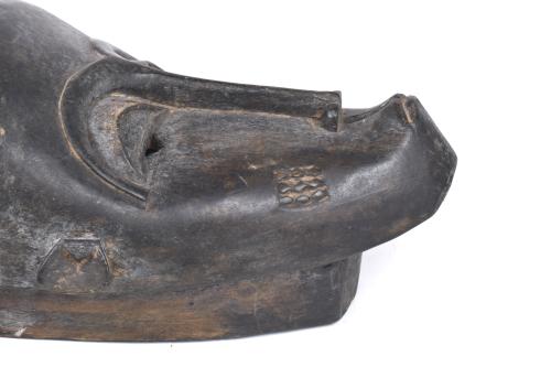 ESCUELA AFRICANA, SIGLO XX.   Máscara Baulé, Costa de Marfi