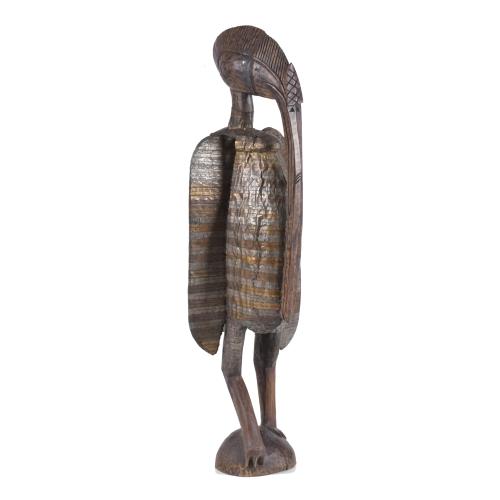 ESCUELA AFRICANA, SIGLO XX.   Pájaro Kalao de la tribu Senufo, Costa de Marfil.