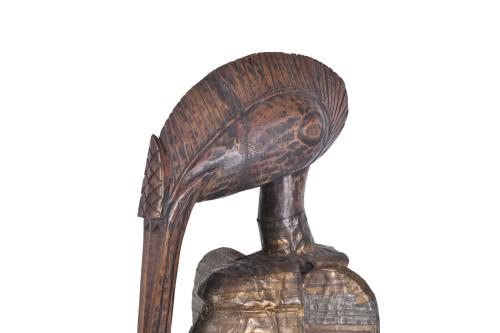 ESCUELA AFRICANA, SIGLO XX.   Pájaro Kalao de la tribu Senu