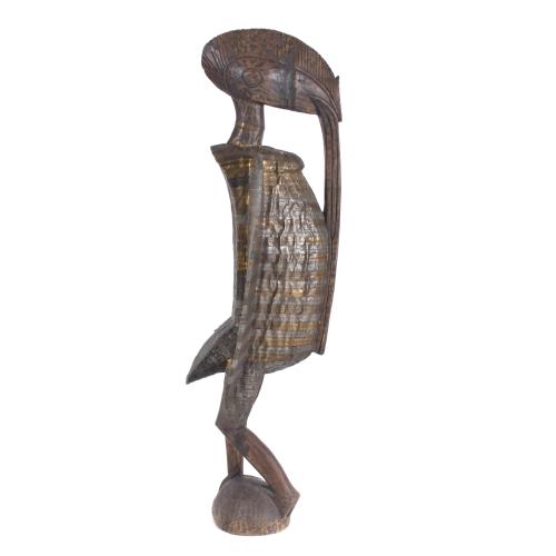 ESCUELA AFRICANA, SIGLO XX.   Pájaro Kalao de la tribu Senu