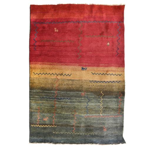 Gabbeh carpet, 20th century.