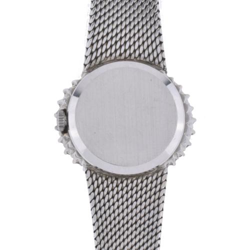LONGINES. Reloj - joya en oro blanco y diamantes.