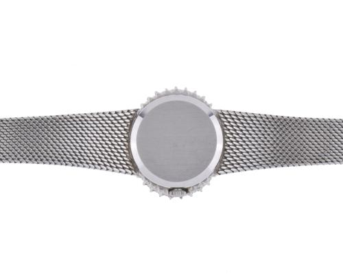 LONGINES. Reloj - joya en oro blanco y diamantes.