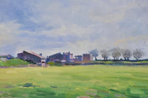 ESCUELA ESPAÑOLA, SIGLO XX. "Paisaje".