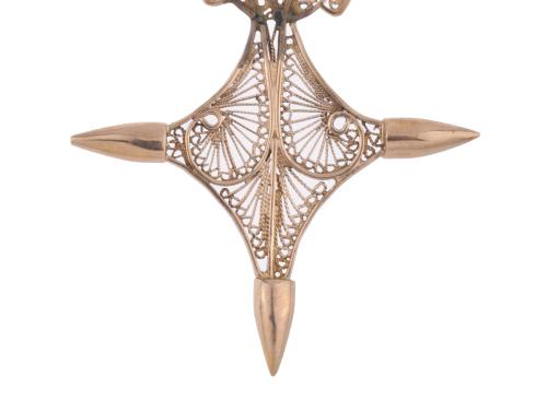 Colgante en forma de cruz de Agadez o cruz del sur.