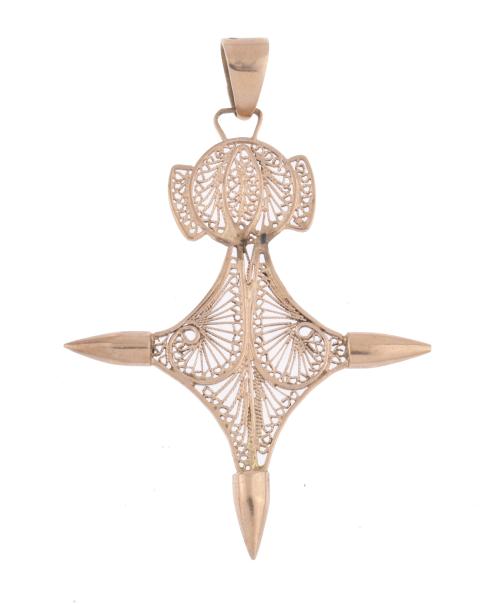 Colgante en forma de cruz de Agadez o cruz del sur.