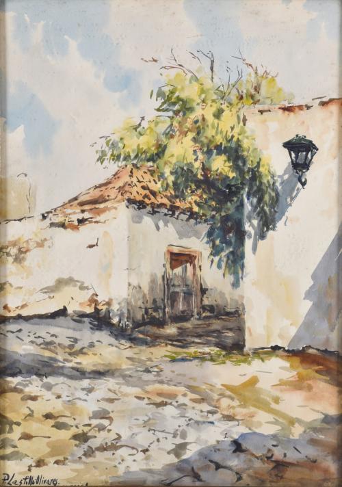 PEDRO DEL CASTILLO OLIVARES (1922-1989).  "Paisaje", 1975.