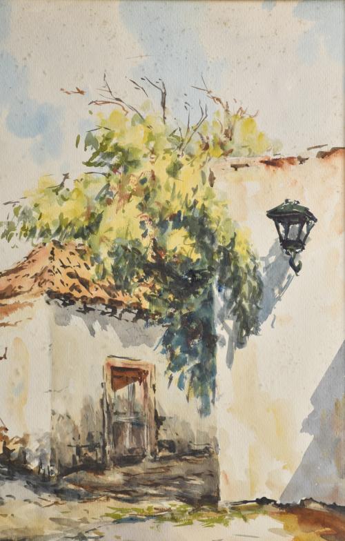 PEDRO DEL CASTILLO OLIVARES (1922-1989).  "Paisaje", 1975.