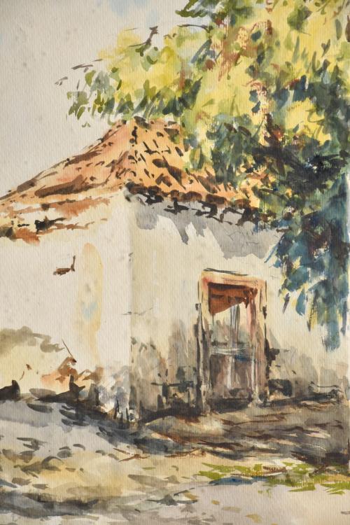 PEDRO DEL CASTILLO OLIVARES (1922-1989).  "Paisaje", 1975.