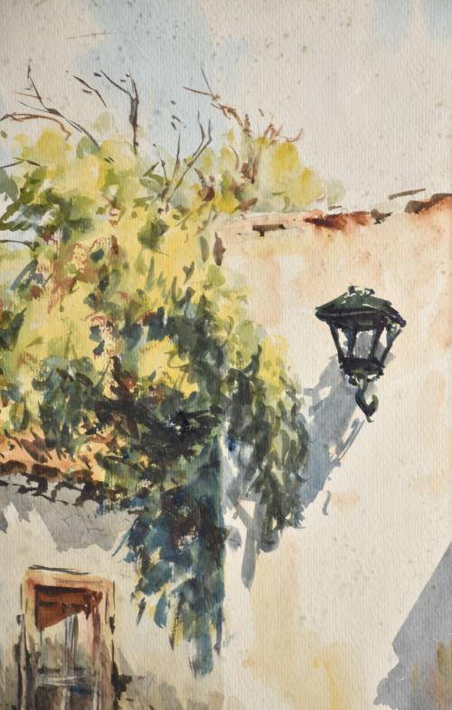 PEDRO DEL CASTILLO OLIVARES (1922-1989).  "Paisaje", 1975.