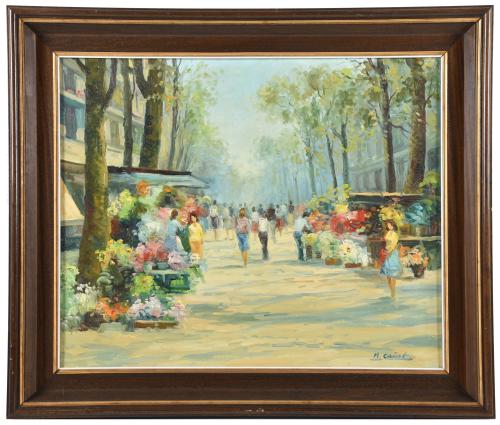 M. CAÑADAS (XX). "La Rambla".