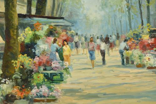 M. CAÑADAS (XX). "La Rambla".