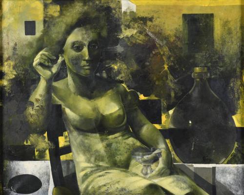 PAU LLUIS FORNES (1930-2006).  "Joven", 1975.