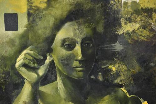 PAU LLUIS FORNES (1930-2006).  "Joven", 1975.