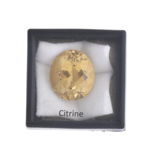 Citrino sin montar.