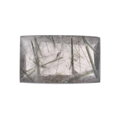 Unmounted quartz with landscape.
