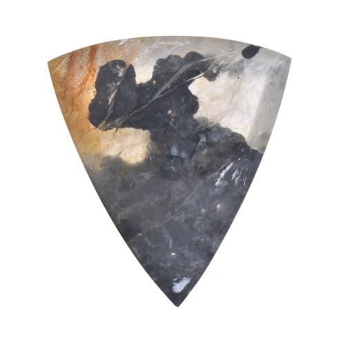 Unmounted rutilated quartz.