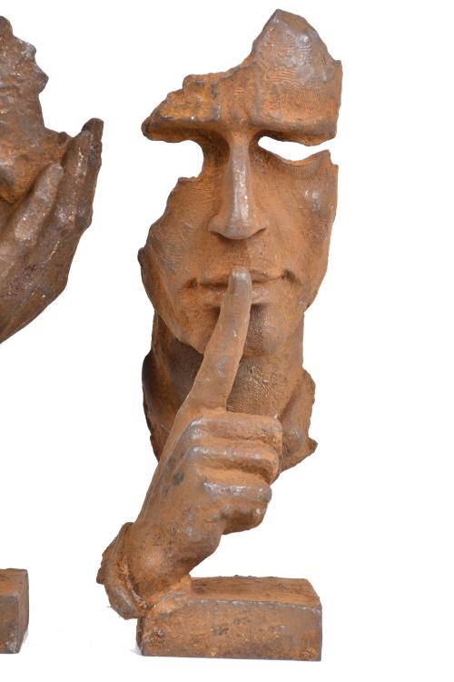 Conjunto de figuras "ver, oir y callar"