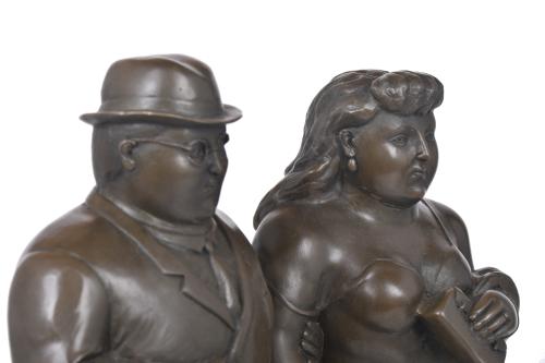 SIGUIENDO MODELOS DE FERNANDO BOTERO (1932 - 2023).  "Parej