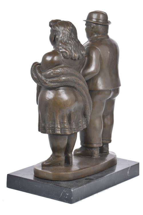 SIGUIENDO MODELOS DE FERNANDO BOTERO (1932 - 2023).  "Parej