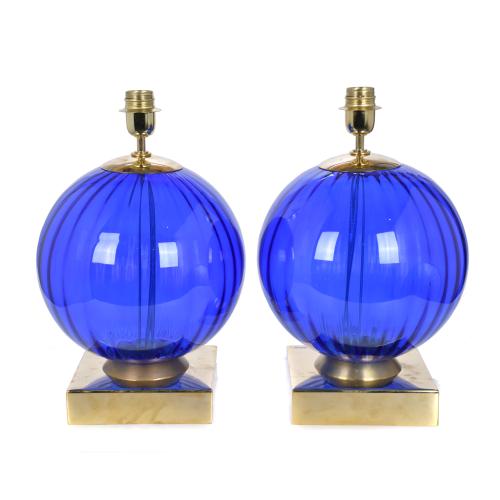 Pareja de lámparas de Murano, siglo XX. 