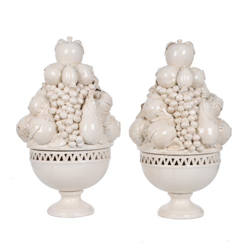 Pair of centrepieces from Bassano, Italy, 20th century.