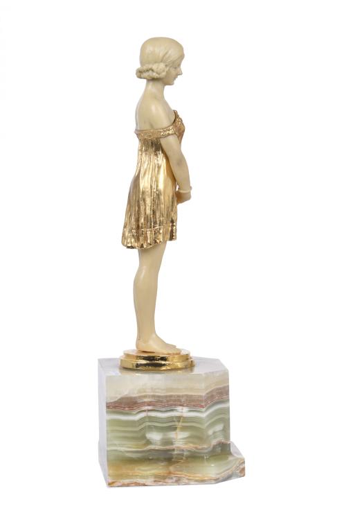 SIGUIENDO MODELOS DE DEMÉTRE CHIPARUS (1886-1947).  "Inocen