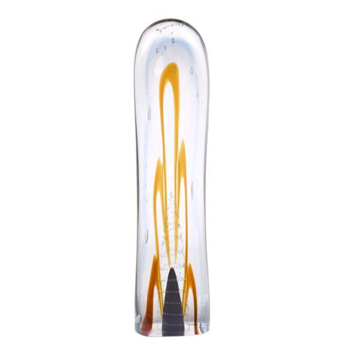 Columna decorativa en cristal de Murano, siglo XX. 