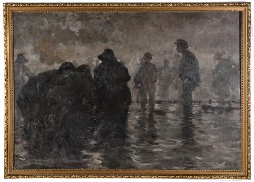 ALBERTO PLA I RUBIÓ (1867-1937). "Pescadores".