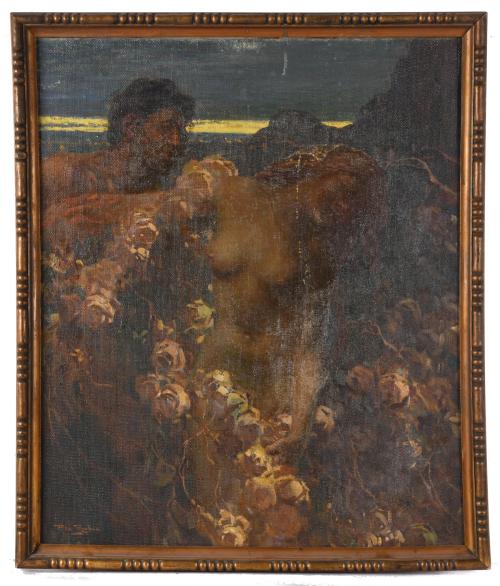 ALBERTO PLA I RUBIÓ (1867-1937). "Desnudo femenino".