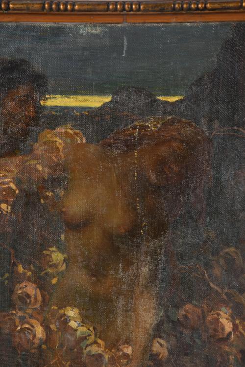 ALBERTO PLA I RUBIÓ (1867-1937). "Desnudo femenino".
