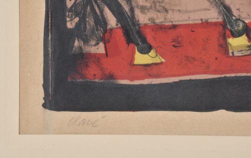 ANTONI CLAVÉ (1913-2005) "Le Cirque", circa 1949.