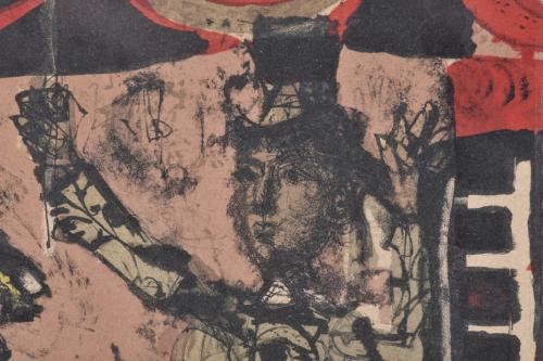 ANTONI CLAVÉ (1913-2005) "Le Cirque", circa 1949.