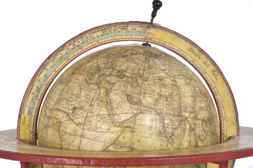 ANTONIO MONFORT. Globo terráqueo, 1825.