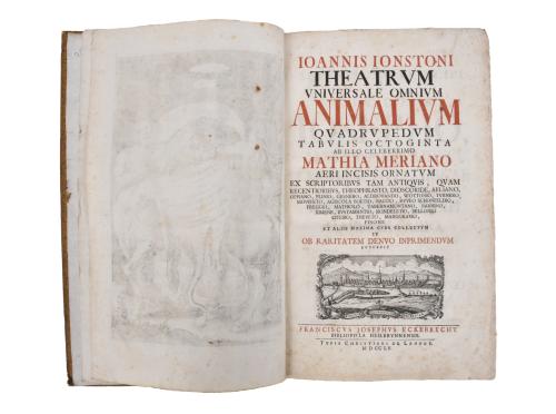 JOHN JONSTON (1603 - 1675). Historiae naturalis de quadrupe