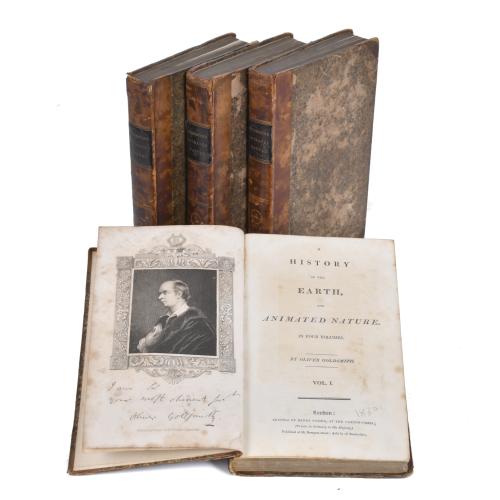 OLIVER GOLDSMITH (1728 - 1774). History of the earth and animated nature, 1830.