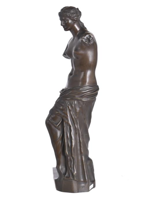ESCUELA ITALIANA, SIGLO XIX.  “Venus de Milo”, Grand Tour, 