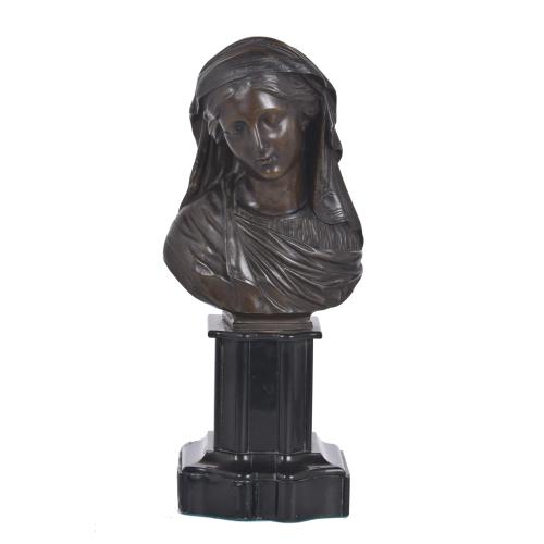 ESCUELA FRANCESA, SIGLO XX. “Virgen María”.