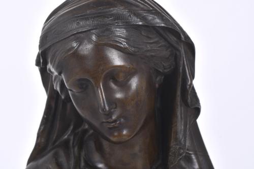 ESCUELA FRANCESA, SIGLO XX.  “Virgen María”.